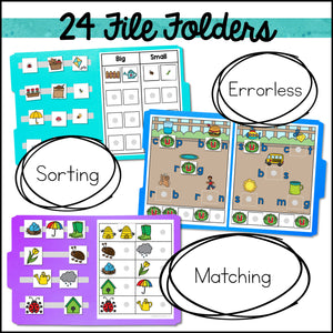 Spring File Folder Games and Activities