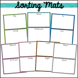 Special Education Task Boxes | Summer Basic Concepts