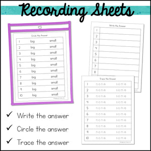 Special Education Task Boxes | Summer Basic Concepts