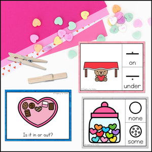 Special Education Task Boxes | Valentine's Day Basic Concepts
